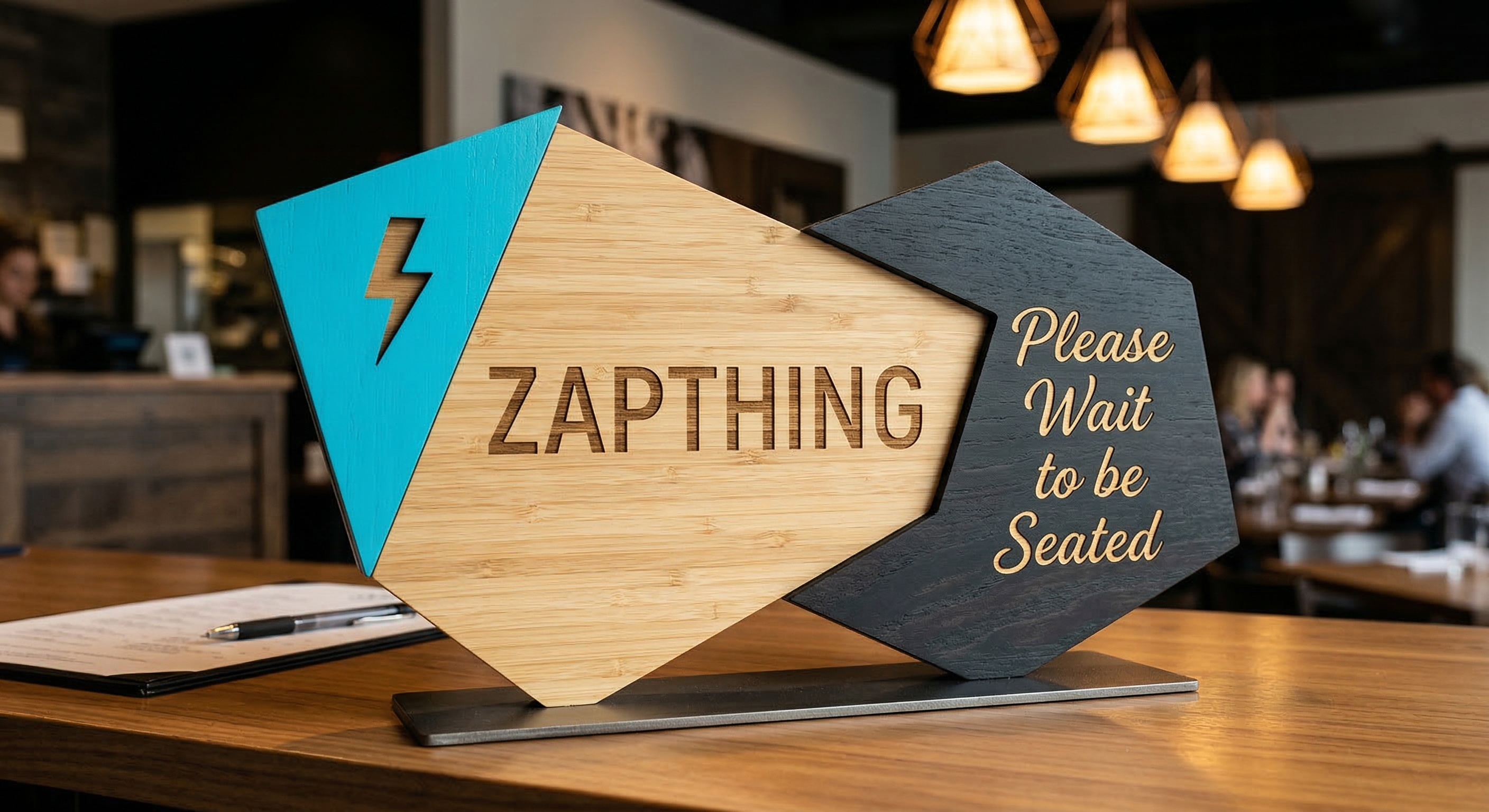 Zapthing Multi-Color Restaurant Sign