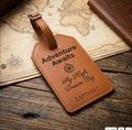 Zapthing Tag - Adventure Awaits Tan
