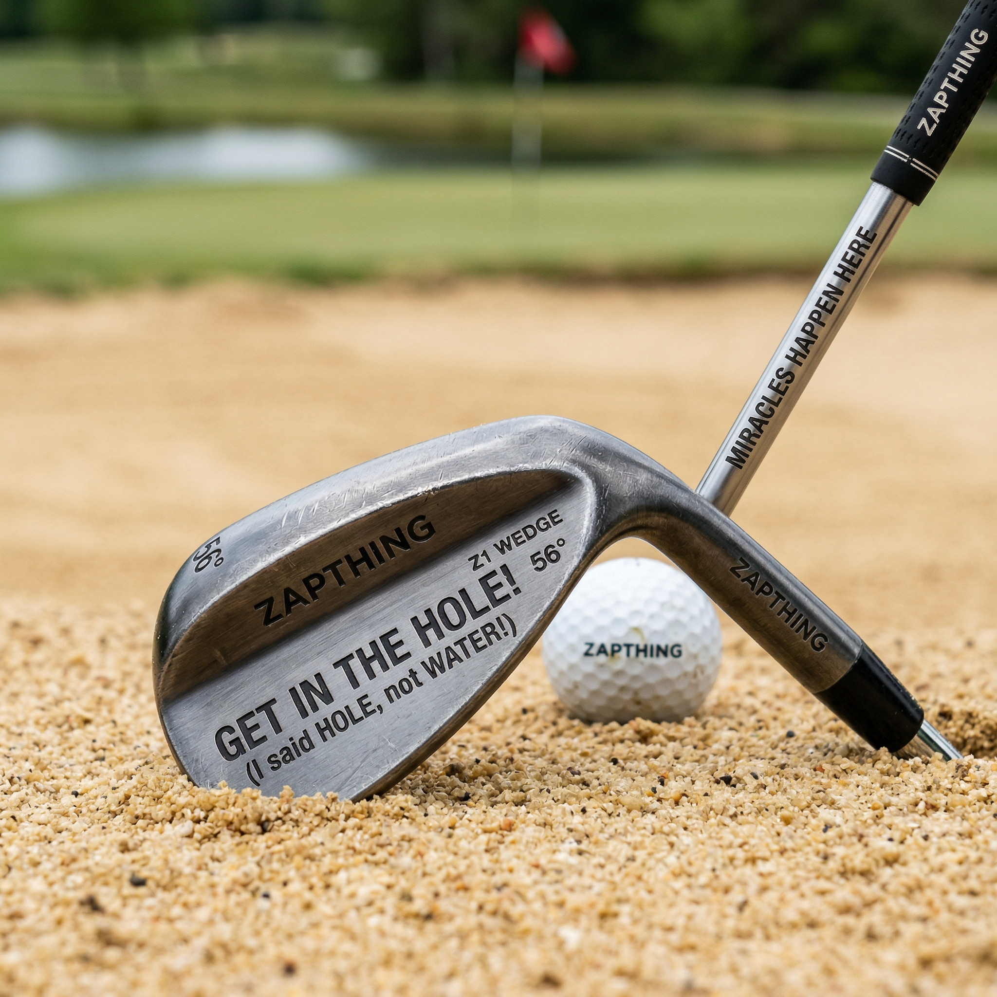 Zapthing Wedge - Get In Hole Not Water