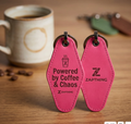 Zapthing Keychain - Coffee Chaos Pink