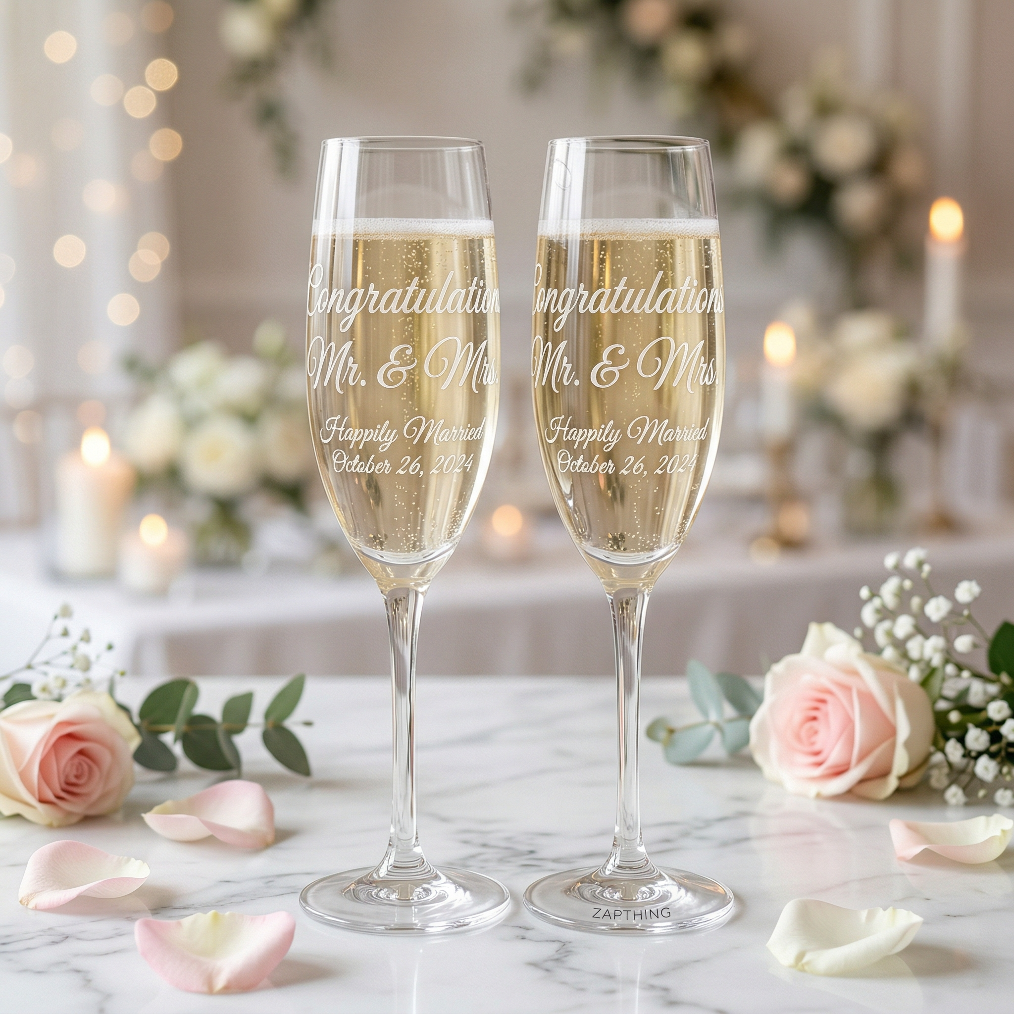 Zapthing Floral Champagne